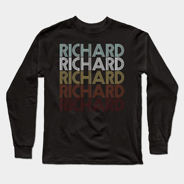 Richard Long Sleeve T-Shirt by thinkBig